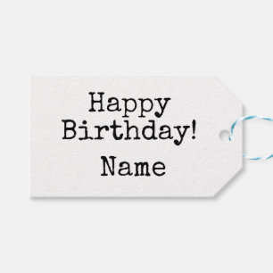 Birthday Gift Labels HAMbyWG Cadeaulabel