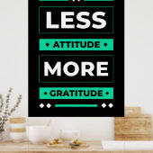 Birthday Gift Miness Attitude Meer Gratis Poster (Keuken)