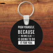 Birthday Gift Push jezelf Sleutelhanger (Voorkant)