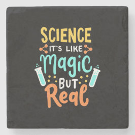 Birthday Gift | Wetenschap is als een Magisch Stenen Onderzetter