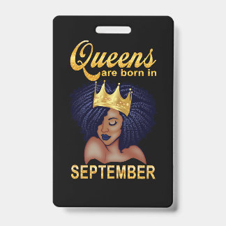 Birthday Gifts | Queens wordt in september geboren Badge