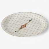 BIRTHDAY-GIRAFFE PAPIEREN BORDJE (Gekanteld)