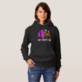 Birthday Girl 4 Riding Rider Horse Love Party Hoodie (Voorkant volledig)