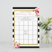 Birthday Girl Bingo Game (Staand voorkant)