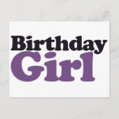 Birthday Girl Briefkaart (Voorkant)