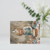 Birthday Girl Briefkaart (Staand voorkant)