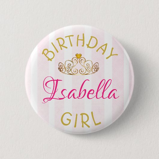 Birthday Girl Button (Voorkant)