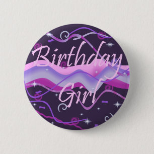 Birthday Girl Button