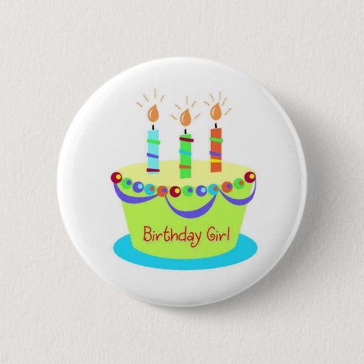 Birthday Girl Button (Voorkant)