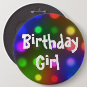 Birthday Girl Button Pin (Voorkant /achterkant)