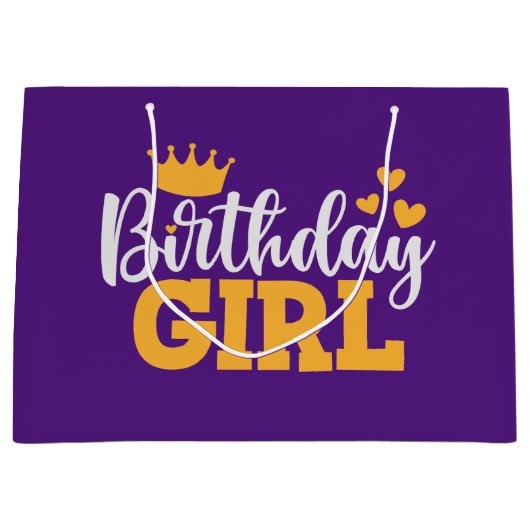 Birthday Girl Groot Cadeauzakje (Voorkant)
