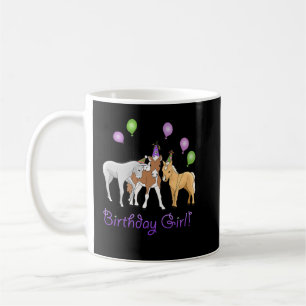 Birthday Girl Horse and Pony Party Gift Premium T- Koffiemok