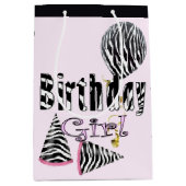 Birthday Girl Medium Cadeauzakje (Voorkant)