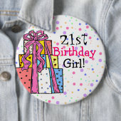 Birthday Girl Ronde Button 6,0 Cm (In situ)