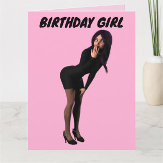 BIRTHDAY GIRL SPANKING DIRTY KINKY KAARTEN