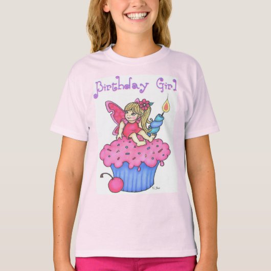 Birthday Girl T-Shirt (Voorkant)