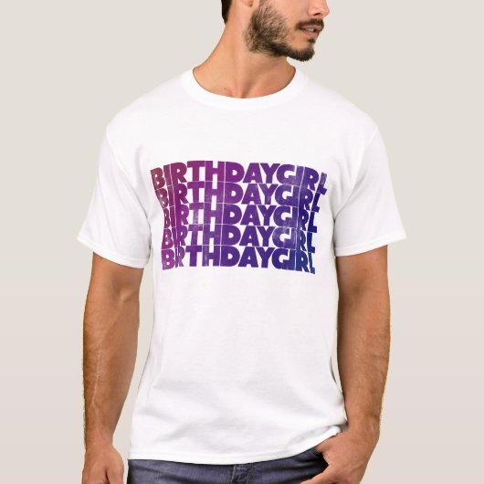 Birthday Girl T-shirt (Voorkant)