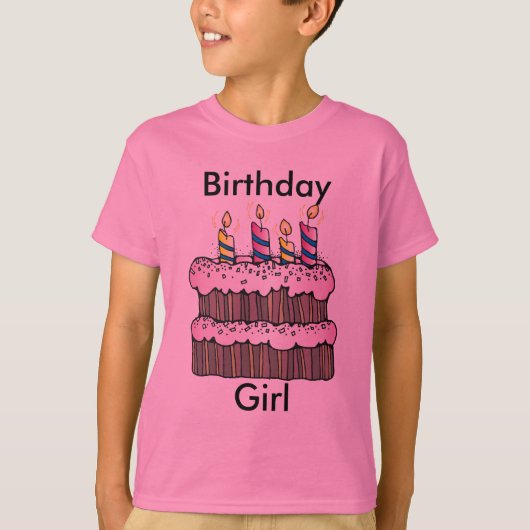Birthday Girl T-Shirt (Voorkant)