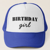 Birthday Girl Trucker Pet (Voorkant)