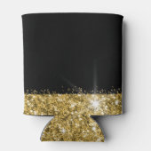 Birthday Gold Glitter Personalized Funny Favor Blikjeskoeler (Achterkant)