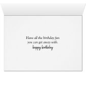 Birthday Golden Retriever met appels (Binenzijde Horizontaal (Onderkant))