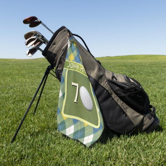  Birthday Golf / Golfing / Golfer Theme Golfhanddoek (Groen)