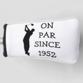 Birthday Golfer Funny 70th happy Dad Par Golfheadcover (Voorkant)