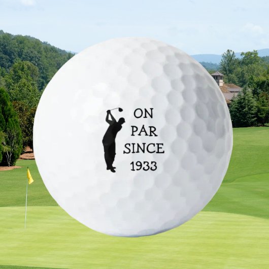 Birthday Golfer Funny 90th happy Dad Humor Golfballen
