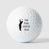 Birthday Golfer Funny 90th happy Dad Humor Golfballen (Voorkant)