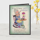 Birthday Grandma Kaart (Gele Bloem)