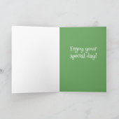 Birthday Great Pyreneeën Mountain Dog Kaart (Binnen)