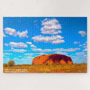 Birthday Greetings Ayers Rock Australia Legpuzzel