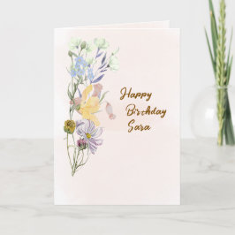 Birthday Greetings Card  Kaart