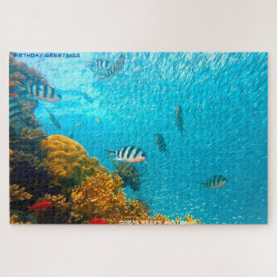 Birthday Greetings Coral Reef Australië Legpuzzel