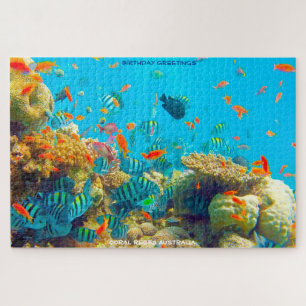 Birthday Greetings Coral Reef Australië Legpuzzel