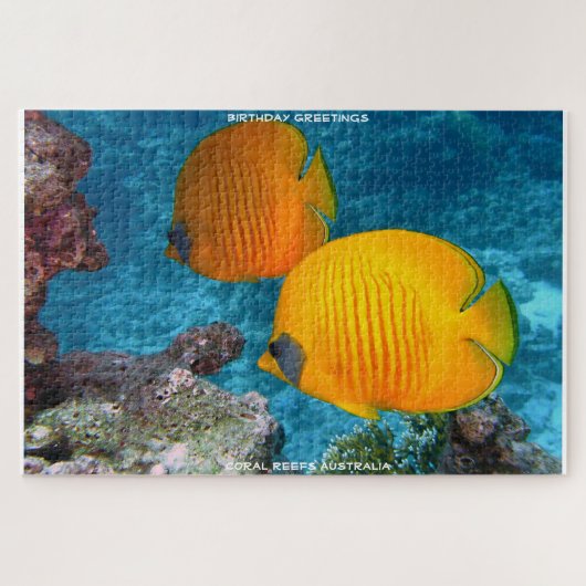 Birthday Greetings Coral Reef Australië Legpuzzel (Horizontaal)