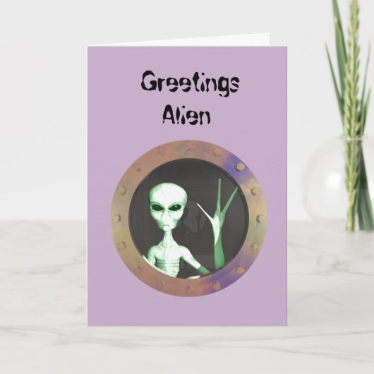 Birthday Greetings Kaart (Voorkant)