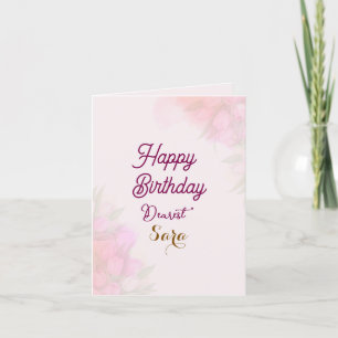 Birthday Greetings Kaart