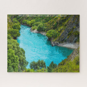 Birthday Greetings Kawarau River Otago Legpuzzel