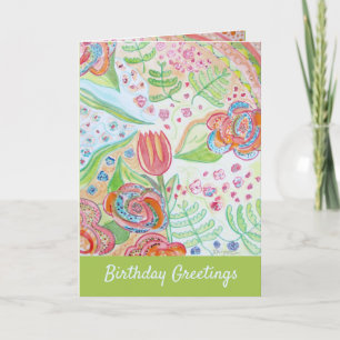 Birthday Greetings Love and Hugs Kaart