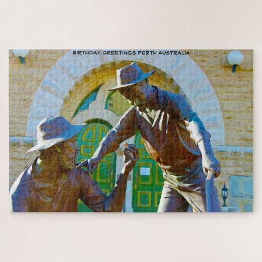 Birthday Greetings Perth Australia Legpuzzel (Horizontaal)