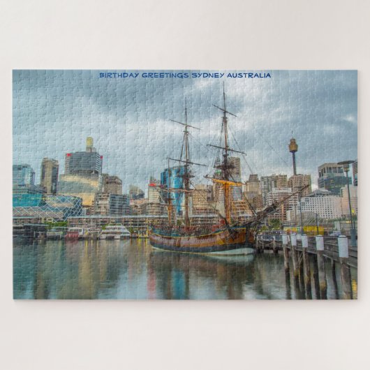 Birthday Greetings uit Sydney Legpuzzel (Horizontaal)
