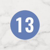 Birthday helderkleurstaal confetti (Kleine voorkant)