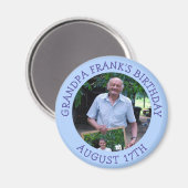 Birthday Herinder Gepersonaliseerde Foto Magnet Magneet (Voorkant / Achterkant)