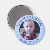 Birthday Herinder Gepersonaliseerde Foto Magnet Magneet (Voorkant / Achterkant)