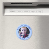Birthday Herinder Gepersonaliseerde Foto Magnet Magneet (Insitu (Vaatwasser))