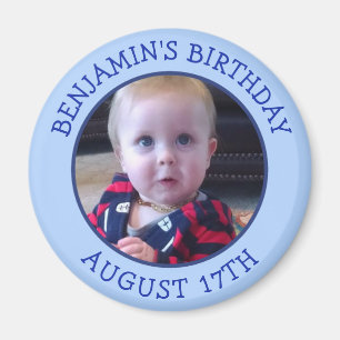 Birthday Herinder Gepersonaliseerde Foto Magnet Magneet