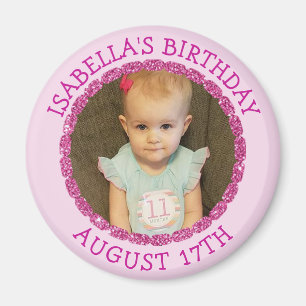 Birthday Herinder Gepersonaliseerde Foto Magnet Magneet