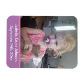 Birthday Herinder Photo Magnet Magneet (Horizontaal)