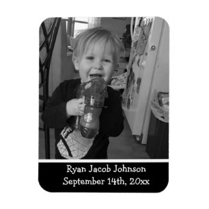 Birthday Herinnering Photo Magnet Magneet